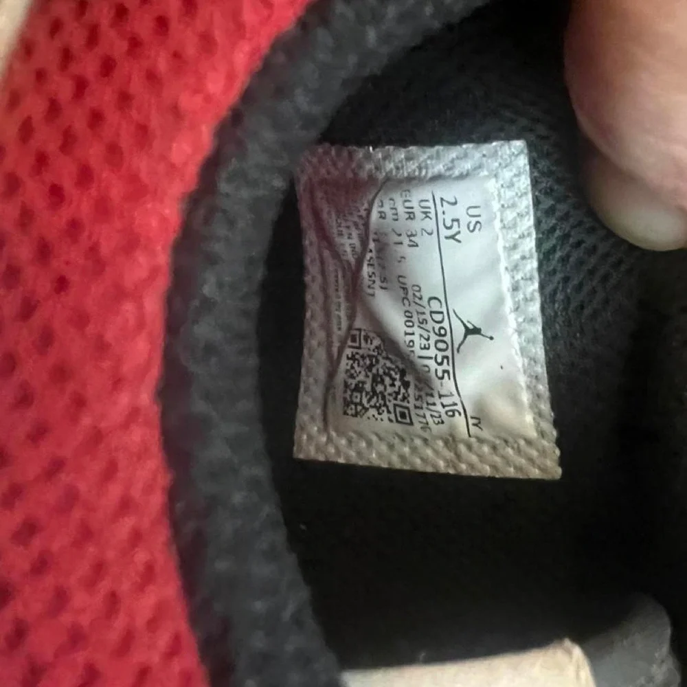 Jordan Retro Red Size 2.5